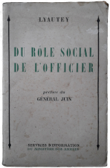 Couverture de  Du rôle social de l'officier