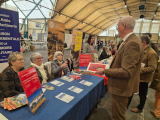 Les Amis de La Martinerie present at the 2025 A2I tourist fair